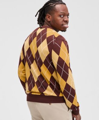 Men's Argyle Crewneck Sweater, Exclusively at Macy's