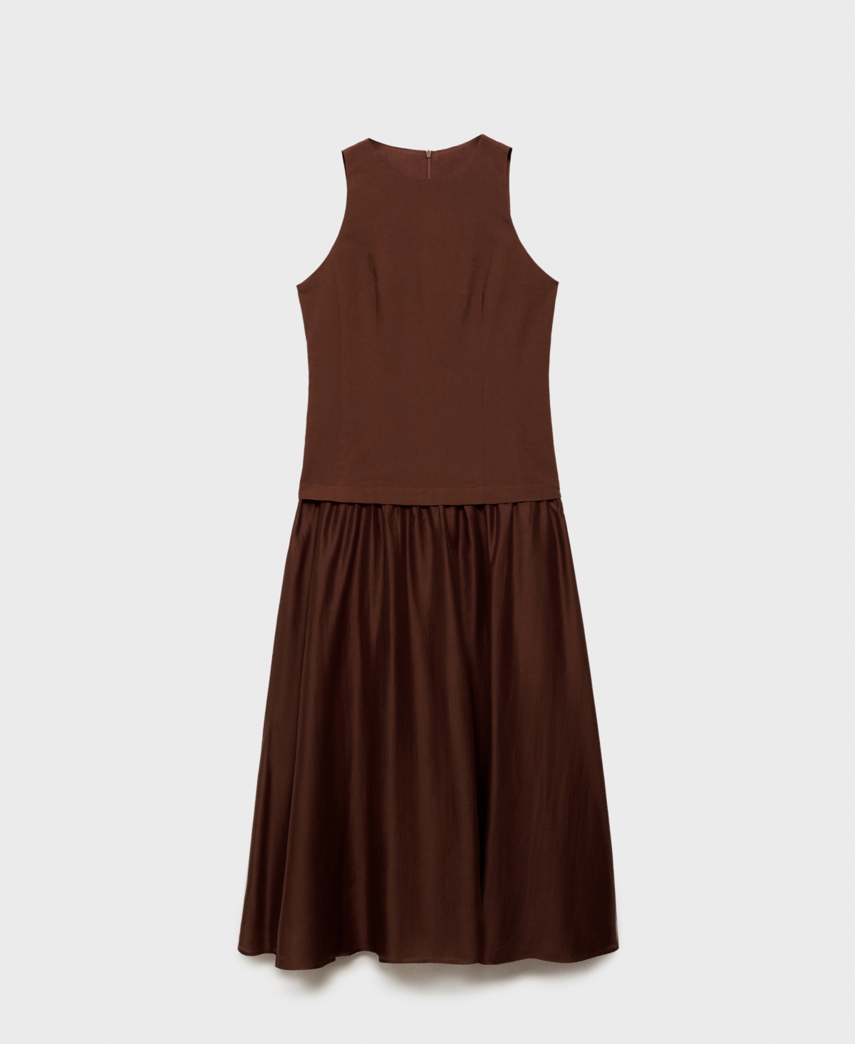 Mango Sleeveless Midi Dress