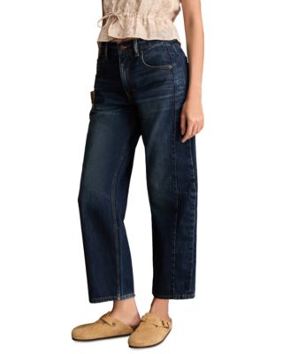 Women's High-Rise Barrel-Leg Jeans