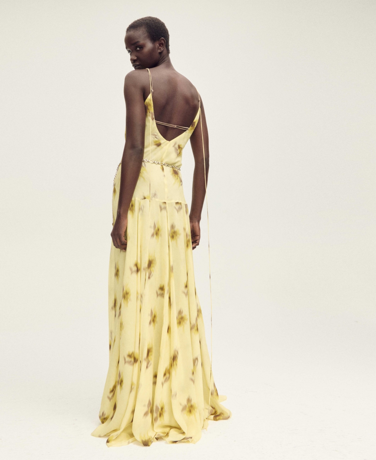 Shop Mango Women's Long Floral-print Dress