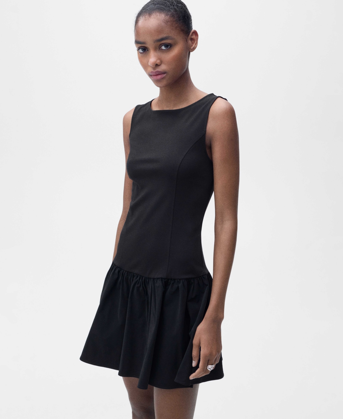 Shop Mango Women's Short Combined Dress