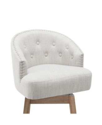 Swivelling Counter Stools Set of 2, Counter Height with Backrest