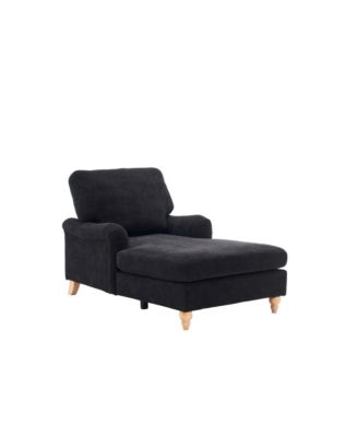  Mid-Century Oversized Chaise Lounger Sofa