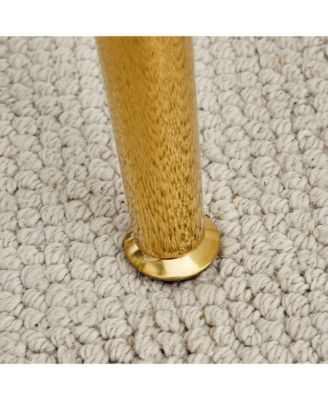 40" Glass Top Dining Table - Gold Legs DT-1164