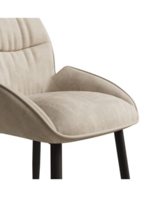 Streamdale Velvet Dining Chair Set (4) Modern, Minimalist Design