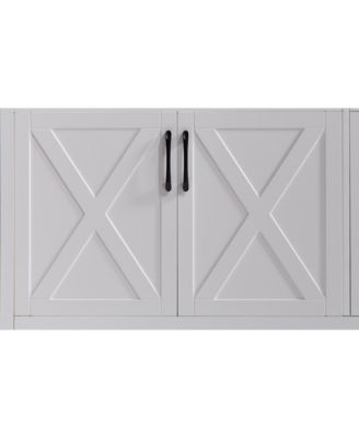 TV Cabinet Set w/ Sideboards, 108.7"L x 68"H