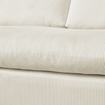 Streamdale L-Shaped Convertible Sofa Bed with Pull-Out Bed, Storage and Washable Covers