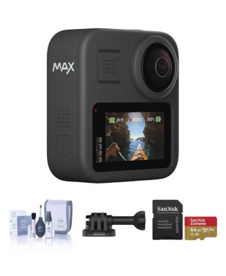 GoPro MAX Waterproof 360 + Traditional Camera with Touch Screen ...