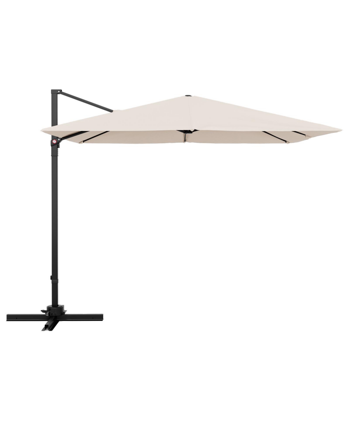 9.5 Feet Square Patio Cantilever Umbrella with 360° Rotation