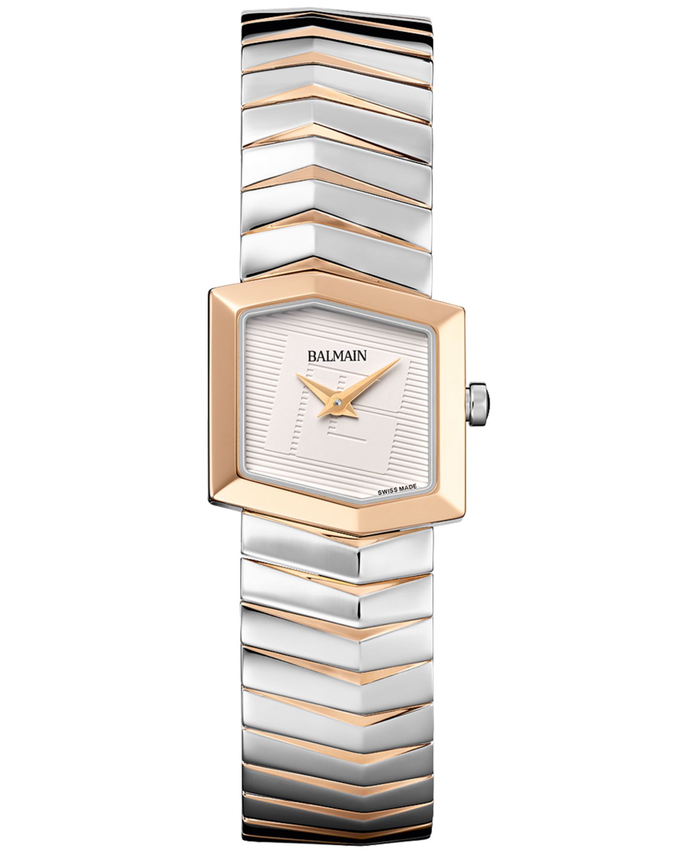 Женские часы Balmain Swiss Teffetas Two-Tone Stainless Steel Bracelet Watch 35mm — фото 1