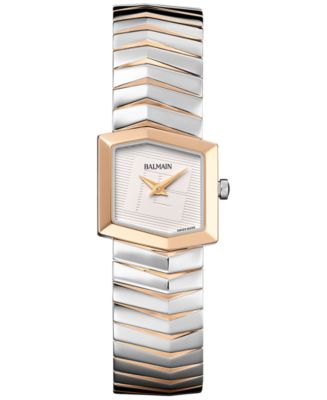 Balmain Women's Swiss Teffetas Two-Tone Stainless Steel Bracelet