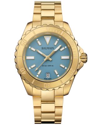 Women's Swiss Ophrys Gold PVD Stainless Steel Bracelet Watch 35mm
