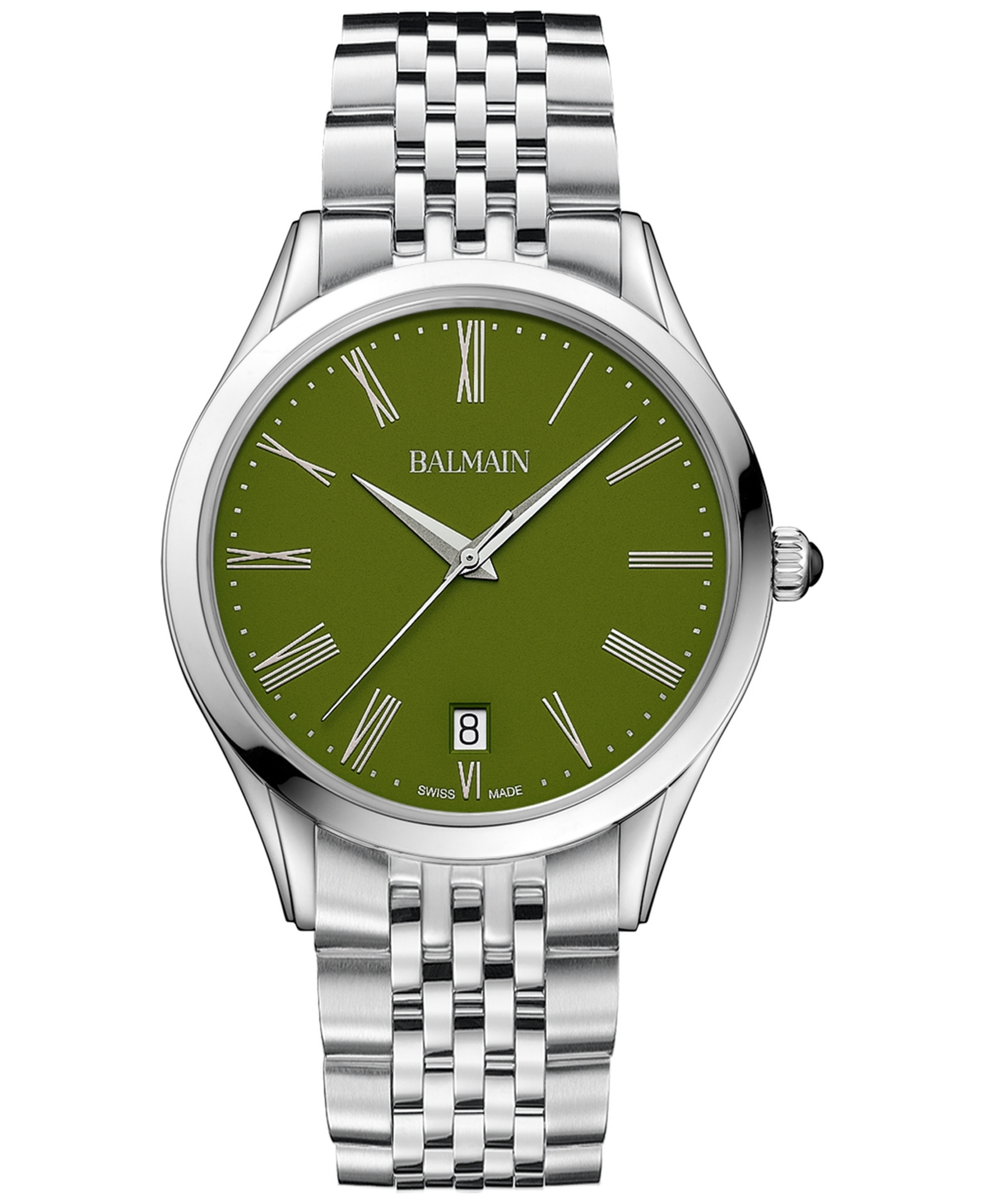 Men's Swiss Classic R Stainless Steel Bracelet Watch 41mm - Kaki