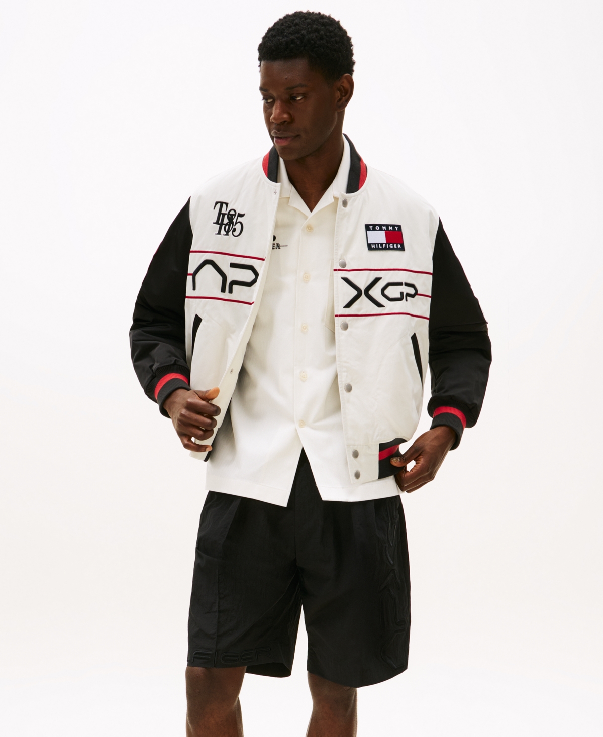 Tommy Hilfiger X Apxgp Collection Men's 10" Tech Short In Black
