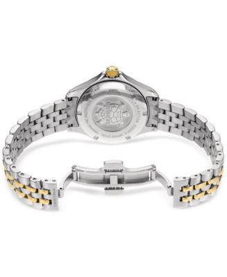 Women's Swiss DS Action Diamond Accent Two-Tone Stainless Steel Bracelet Watch 34mm