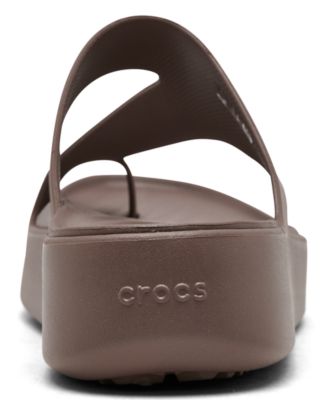 Women's Getaway Platform Toe Loop Casual Sandals from Finish Line