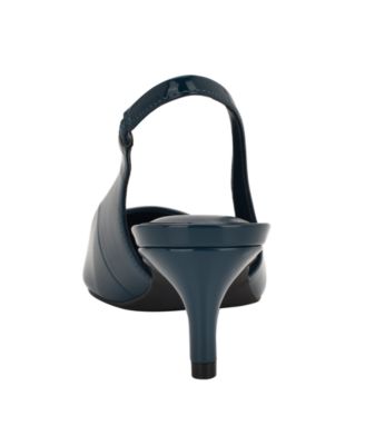 Women's Dainty Kitten Heel Slingback Pumps