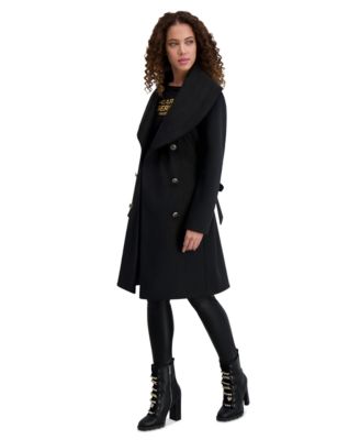 Women's Double-Breasted Belted Coat