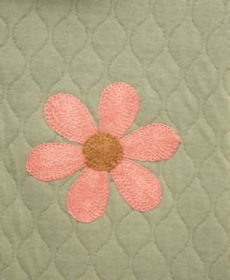 Baby Girls Flower Hoodie & Pants, 2 Piece Set