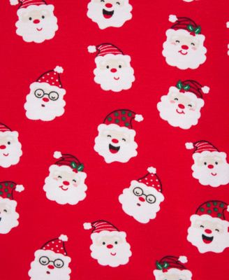 Baby Santa-Print Pajama Top & Pants, 2 Piece Set