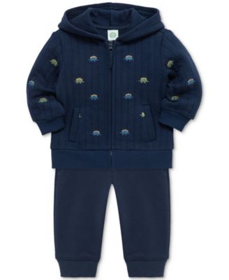 Baby Zip-Up Dino Hoodie & Pants, 2 Piece Set