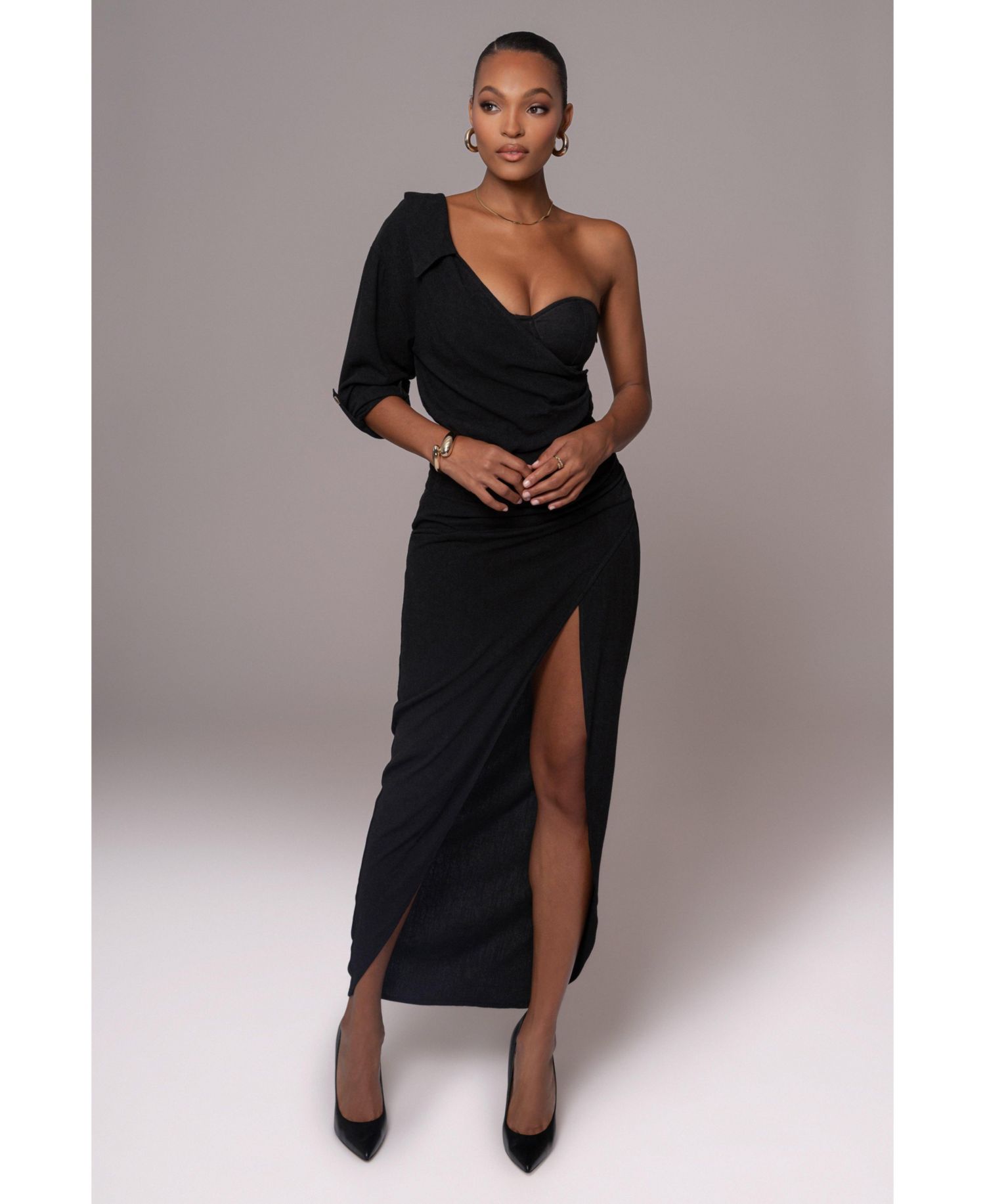 Women's Evita Linen Draped Dress