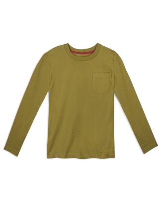 Kids Fair Trade Organic Cotton Long Sleeve Pocket T-Shirt
