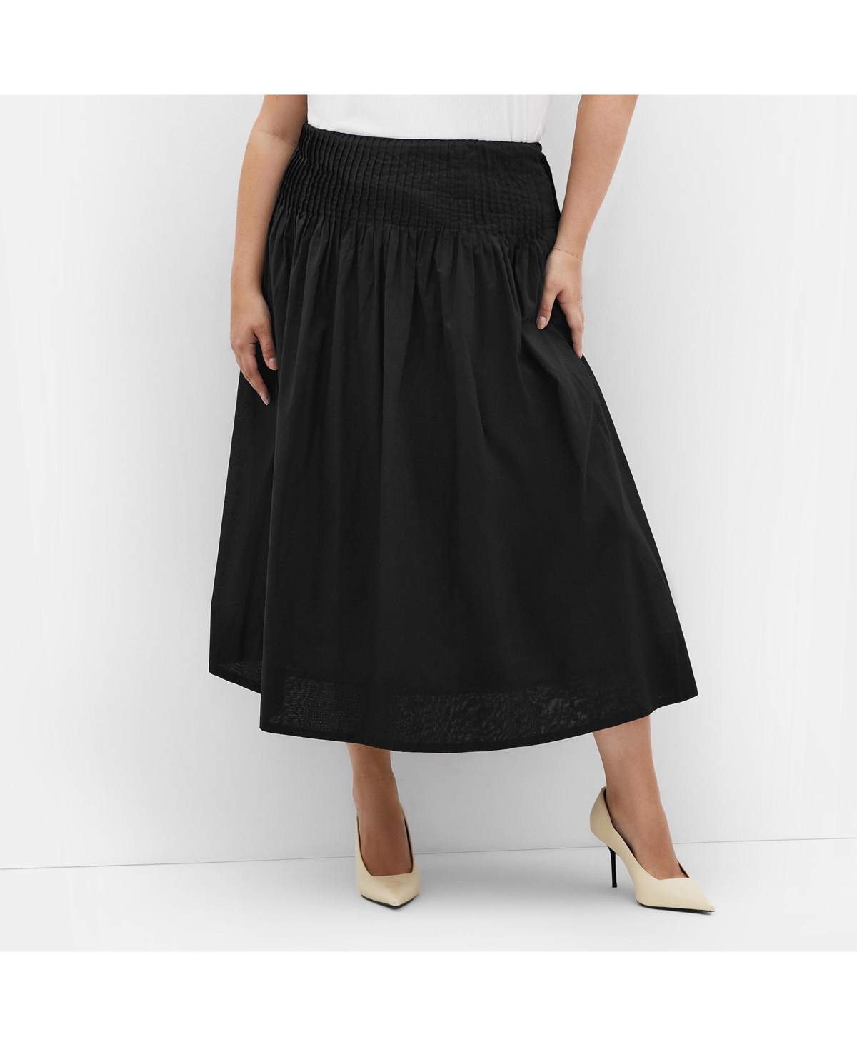 Plus Size Haven Skirt - Black