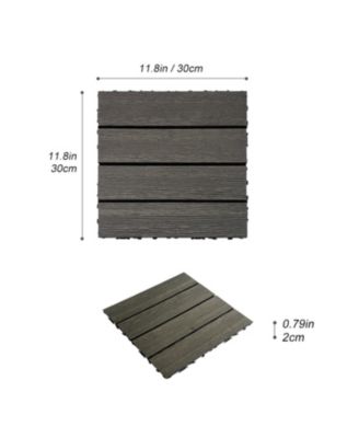 Streamdale Interlocking WPC Deck Tiles (20pcs)