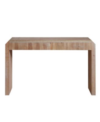 Rustic Wooden Console Table with Drawer