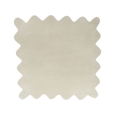 Streamdale Outdoor Side Table, Wave Design End Table, Black