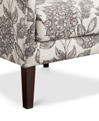 Madison Park Arianna Fabric Swoop Wing Chair