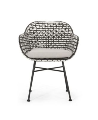 Streamdale Modern Woven Club Chair Minimalist Elegance For Outdoor Spaces