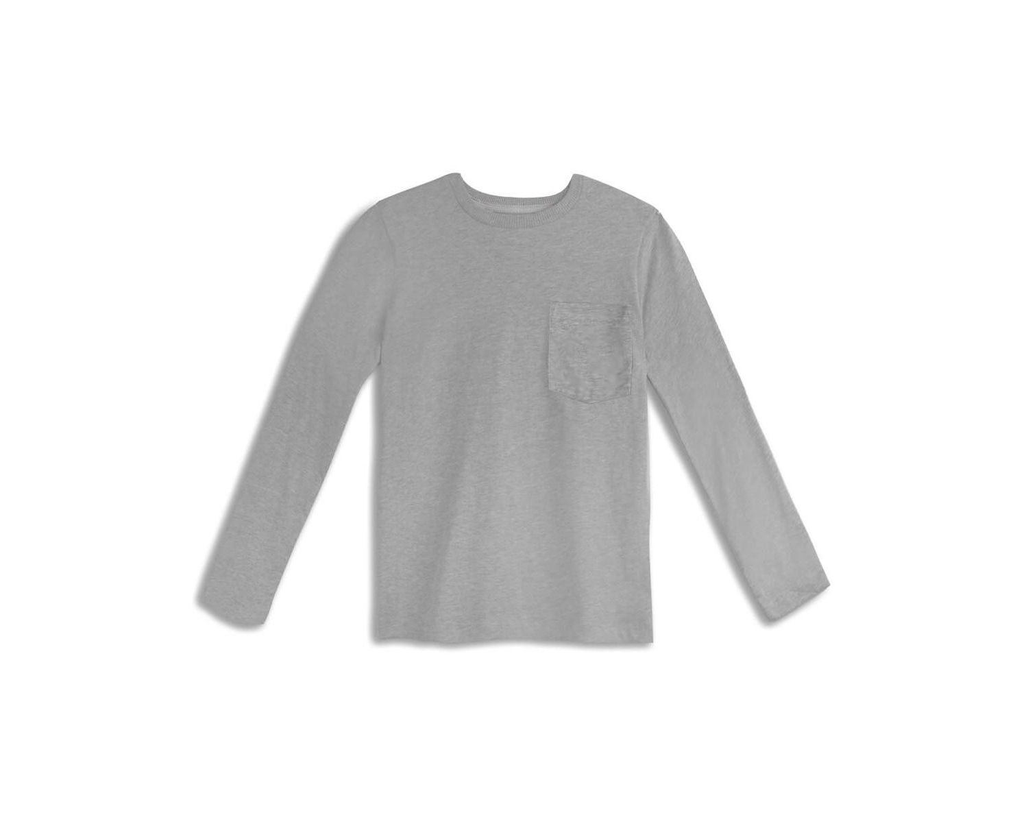 Kids Fair Trade Organic Cotton Long Sleeve Pocket T-Shirt