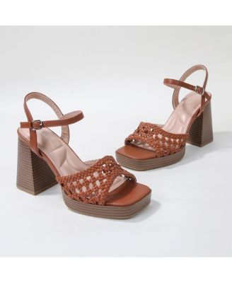 Hudson Woven Platform Sandal