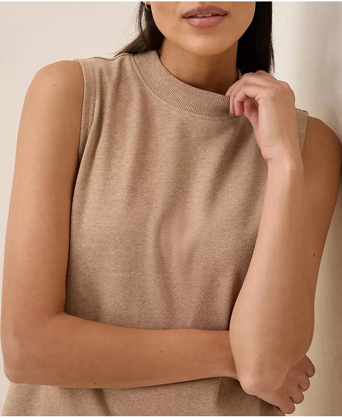 Women's Airplane Mock Neck Shell - thumbnail 10