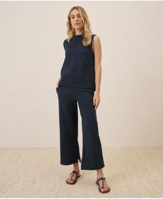 Women's Organic Cotton Airplane Mock Neck Shell