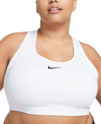 Plus Size Active Medium-Support Padded Logo Sports Bra