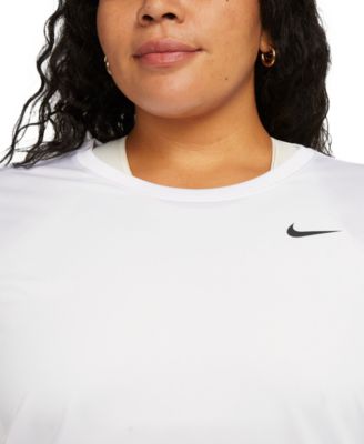 Plus Size Active Dri-FIT Women's Short-Sleeve Logo T-Shirt 