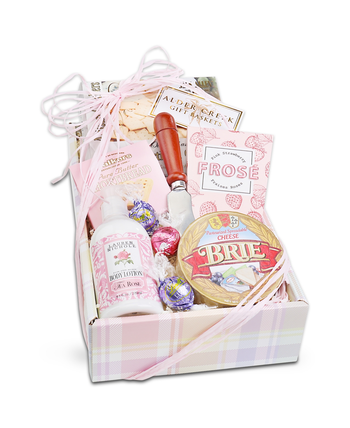 Alder Creek Gift Baskets Bouquet Of Roses Gift Tray, 6 Pieces