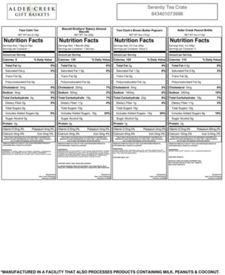 Serenity Tea Crate, 6 Pieces