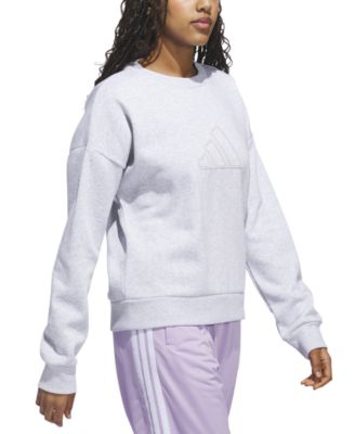 Women's Faux-Pearl Logo Crewneck Sweatshirt