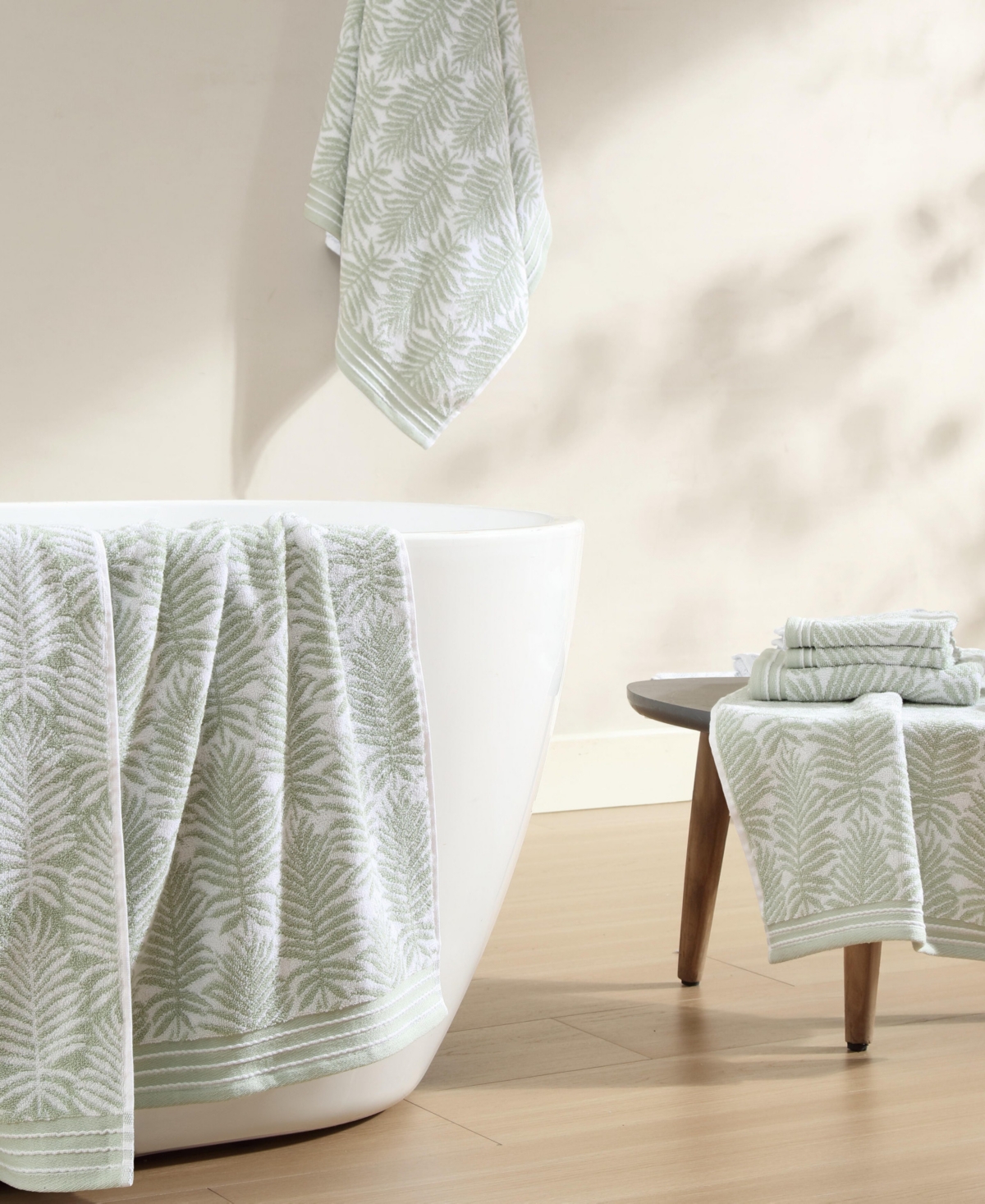 Tommy Bahama Linear Palms Cotton Terry Towel Set