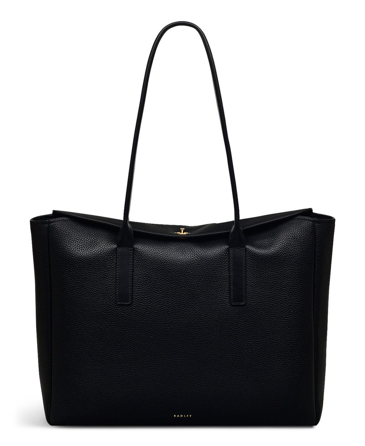 Carpenter Yard Large Flap Over Tote Bag - Black