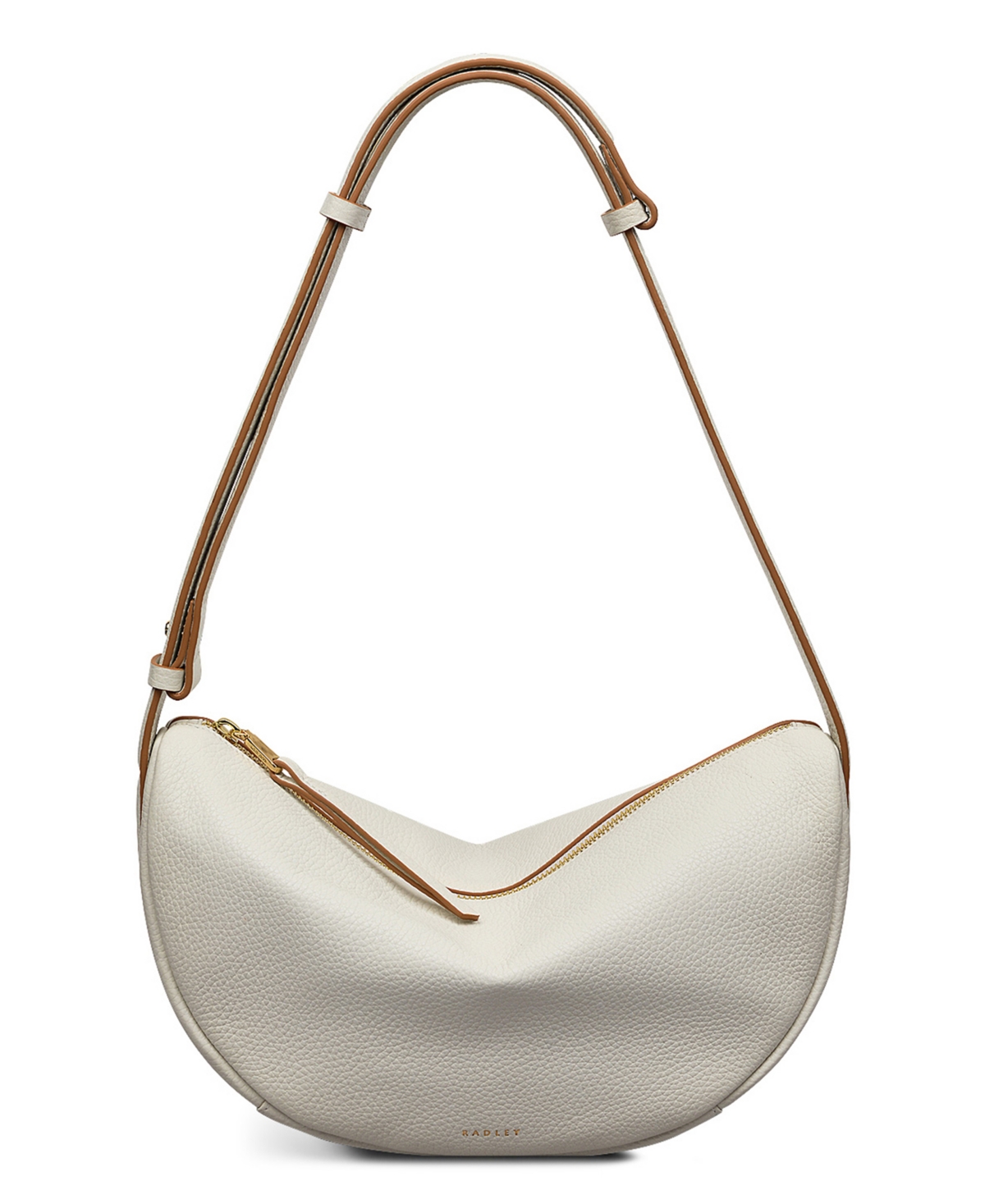 Dukes Place Medium Zip Top Sling Bag - Chalk