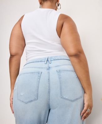 Women's Weightless Good Skate Cropped Wide-Leg Jeans, Regular & Plus Size