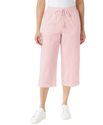 Gloria Vanderbilt - Women's Blaine Pull-On Cotton Cropped Pants