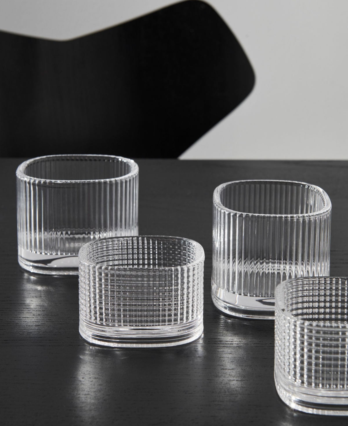 Orrefors Magica Super Circle Crystal Votive Holder, Small In Transparent