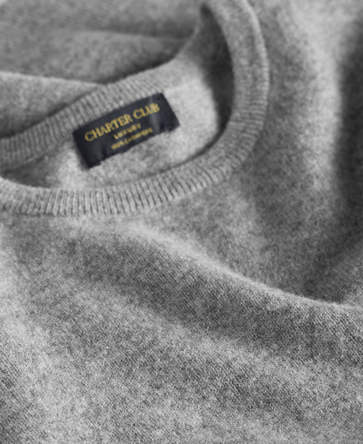 Charter Club Women's Long-Sleeve 100% Cashmere Crewneck Sweater, Macy's Exclusive