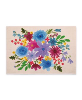 Spring Petals Premier Fabric Placemats, Set of 4